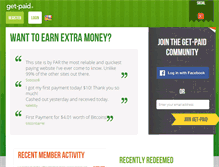 Tablet Screenshot of get-paid.com